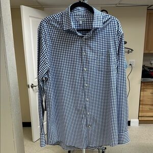 Men's Blue Checkered Shirt